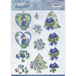 Jeanine's Art knipvel kerstmis Frosty Ornaments CD11129 (Locatie: 5556)