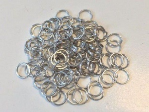 Key Rings 20 mm platinum per stuk 12335-3504 (Locatie: K3)