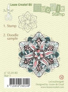 Leane Creatief clear stamp Star1 550140 (Locatie: K105)