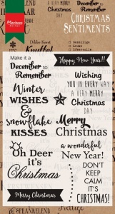 Marianne Design Clear Stamp Christmas sentiments CS0980 (Locatie: H385)