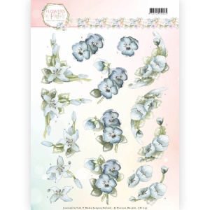 Precious Marieke pastel bloemen CD11139 (Locatie: 1526)