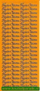 Starform sticker geel frohe ostern 480 (Locatie: L119)