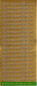 Starform sticker goud zur goldenen hochzeit 433 (Locatie: L109)