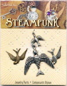 Steampunk bedels vogels STEAM010