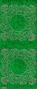 Stickervel holografisch groen 828 (Locatie: j539)