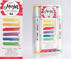 Studio Light Box 6 water-based dual tip markers MARKER01