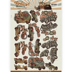 Yvonne Creations knipvel vintage cars CD11108 (Locatie: 2533)