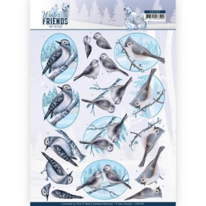 Amy Design knipvel winter vogeltjes CD11407 (Locatie: 2375)