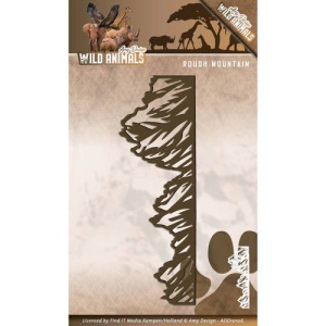 Amy Design snijmal Wild Animals – Rough Mountains ADD10106 (Locatie: M045)