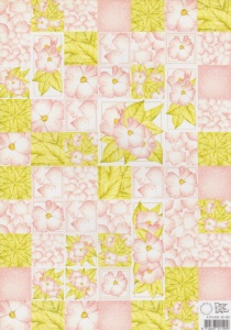 Decoratiepapier bloemen 3D456 (Locatie: 2712)