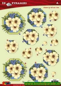 Doodey knipvel pyramids bloemen DV 96004 (Locatie: 6820)