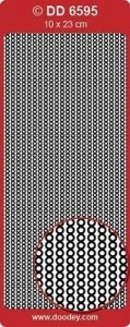 Doodey Stickers randje Parels Koper DD6595 (Locatie: A002 )