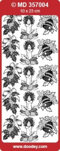 Doodey stickervel transparant goud md357004 (Locatie: t020)