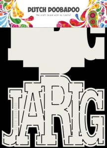Dutch Doobadoo Card Art A5 stencil Jarig 470713731 (Locatie: 2723)