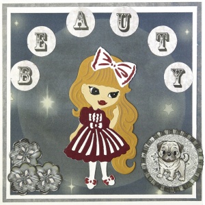 Find It snij- en embosmal Lilly Luna Dressed gorgeous LL10003 (Locatie: L21)