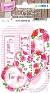Herma cadeaukaartjes Love 6 stuks 15442