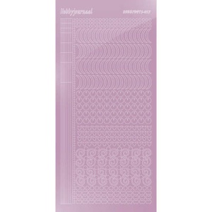 Hobbydots stickervel glanzend paars STDM173 (Locatie: H400)