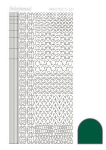 Hobbydots stickervel groen STDA122 (Locatie: N253)