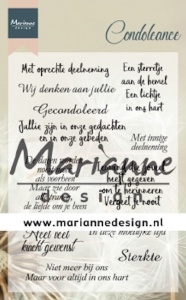 Marianne Design Clear Stamp Condoleance CS1041 (Locatie: HH014)