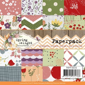 Precious Marieke, Paperpack, 15.2 x 15.2 cm, Spring Delight, PMPP10026