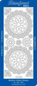 Starform sticker goud 1130 (Locatie: N163 )
