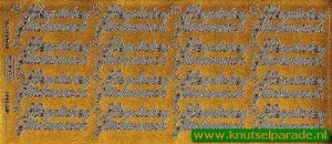 Starform sticker goud "Herzlichen Glückwunsch" 400 (Locatie: F167)