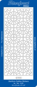 Starform sticker zilver 1035 (Locatie: HH123)