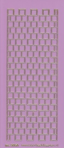 Stickervel lila/goud nr. 3020 (Locatie: K144)