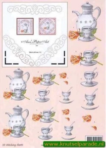 Stitching sheets koffie 3DSS10007 (Locatie: 5637)
