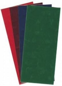 Velvet stickervel effen Blauw (Locatie: H438 )