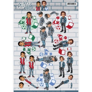 Yvonne Creations knipvel Wild Boys CD11011 (Locatie: 2590)