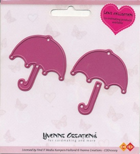 Yvonne Creations snij- en embosmal Umbrella CDD10009 (Locatie: Q015)