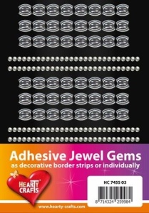 Adhesive Jewel Gems zelfkl strips transpara HC 7455 03 (Locatie: 1F )