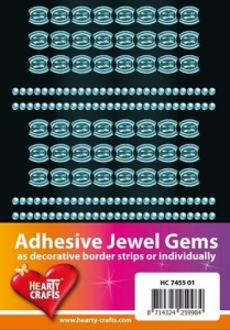 Adhesive Jewel Gems zelfklevende strips blauw HC 7455 01 (Locatie: 1F )