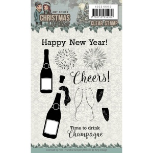 Amy Design Clear Stamp Happy New Year ADCS10053 (Locatie: k79)
