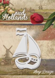 Amy Design snijmal oud Hollands klompboot ADD10049 (Locatie: d98)