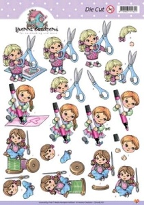 Card Deco stansvel kinderen CD10185 PO (Locatie: 209)
