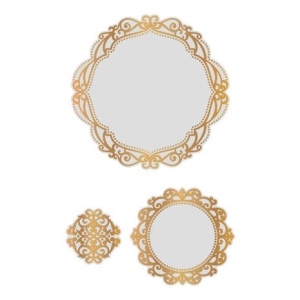 Couture Creations Nesting Circular Flourished Frames snij- foil- en embosmal CO726463 (Locatie: i057)