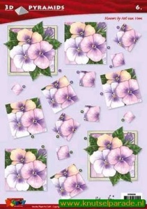 Doodey knipvel pyramids bloemen DV96006 (Locatie: 6821)