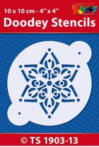 Doodey Stencil Star 10 x 10 cm TS1903-13 (Locatie: 4630)