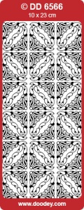 Doodey stickervel hoekjes goud DD6566 (Locatie: t071)
