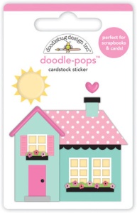 Doodlebug Cardstock Sticker Huis 7353 (Locatie: n041)