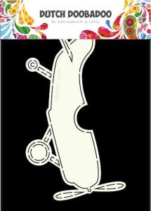Dutch Doobadoo Card Art Airplane Book A5 stencil 470.713.666 (Locatie: 1346)
