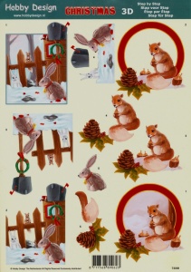 Hobby Design knipvel kerst 73058 (Locatie: 4509)