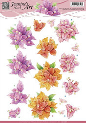 Jeanine's Art knipvel bloemen CD10681 (Locatie: 2630)