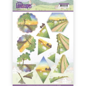 Jeanine's Art knipvel landschappen CD11292 (Locatie: 4336)
