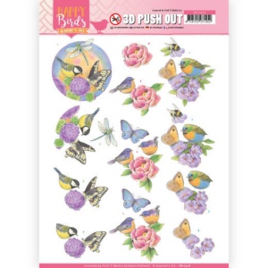 Jeanine's Art stansvel Happy Birds SB10416 (Locatie: 1630)