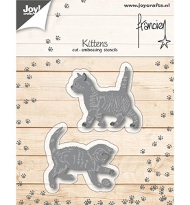 Joy! Crafts snij- en embosmal Franciens kittens 6002/0319 (Locatie: M022)
