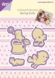 Joy! snij- en embosmal "Spring Birds" 6002/0434 (Locatie: M003)