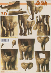 Le Suh knipvel olifanten 777006 (Locatie: 5525)